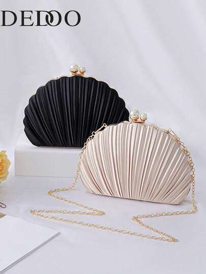 Borsa secchiello leggera, casual business, decorata con strass, mini design con coulisse, borsa trasparente con perle finte, borsa da sera elegante e raffinata, lusso discreto con strass per ragazze e donne, perfetta per feste, matrimoni, balli, cene e banchetti, si abbina perfettamente con accessori da cerimonia e per la sposa, scelta elegante ideale per addio al nubilato