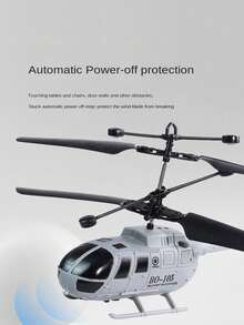 1 pieza Helicóptero RC, material resistente a choques, helicóptero de control remoto por gestos. Regalo de Navidad, Halloween, decoración de Halloween, juguete de drone RC con luces LED (con versión de control remoto y versión sin control remoto, ligera variación de tamaño debido a la medición manual, colores de accesorios enviados al azar)