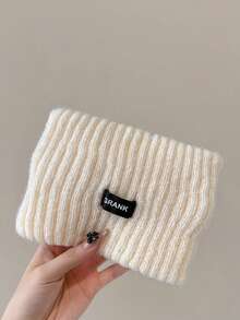 1 件纯色休闲涤纶防寒头带，秋冬款式 - 彩色 - 查看 9