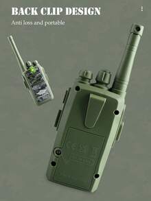 NEUSNEY 2 件儿童遥控无线对讲机，200 米范围通信，户外游戏，送给男孩和女孩的礼物，不含电池