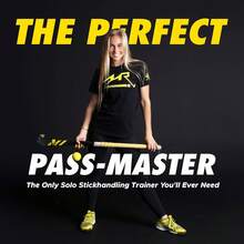 Hockey Trainer, Professional Field Hockey Ball For Solo Hockey Training, Off-Field Speed Training System, Hockey Stick Handling Balls, Portable With Sturdy Bungee Line, 1 Count