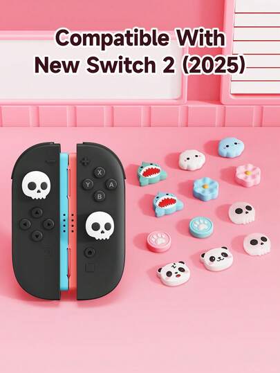 2pcs/4pcs Game Controller Joystick Cap, Grip Button, Compatible With Switch2/Switch Pro2 Gamepad, Joystick Cover, Compatible With Switch2/Joy-Con2 Game Console, Gaming Accessories