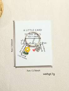 Creative Cartoon Fried Egg Keychain, Thanksgiving Gift, Suitable For Thanksgiving, Daily Use - Multicolor - View 8