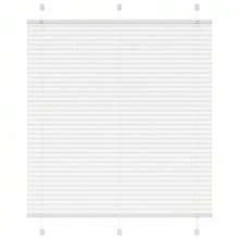 Tenda plissettata Bianca 115x150 cm larghezza tessuto 114,4 cm - Bianco - Visualizzare 1