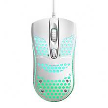 Wired Optical PC Gaming Mouse 1000DPI 3 Buttons Plug & Play Ergonomic Design Precision For Gaming Compatible With Laptop Computer - 白色 - 查看 12