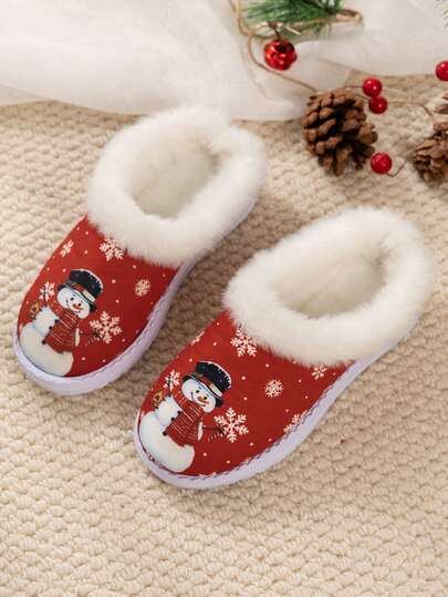 أحذية كاجوال أطفال عصرية جديدة لعام 2025، أحذية دافئة ذات نعل سميك محبوبة من الأطفال، بطباعة كلاسيكية لسانتا كلوز، أحذية كاجوال عائلية للطلاب، أحذية أطفال، أحذية بنات، صنادل بنات، أحذية شرائح بنين، أحذية شرائح بنات، أحذية دافئة، أحذية شتوية