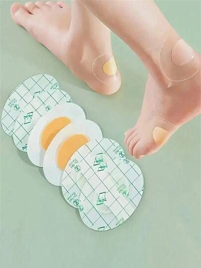 100/60/20 stuks gel hielbeschermers - transparante PU-schuimkussentjes, anti-schuren, verbeterde duurzaamheid, voorkomt blaren, comfortabele lijm voor de hele dag, voetkussentjes