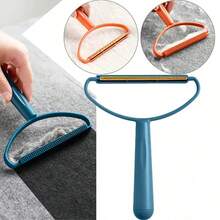 1pc Double-Sided Pet Hair Removal Brush, Effortless Pet Hair Remover - Portable Hair Remover Professional Version, Powerful Hair Remover Suitable For Carpets, Car Mats, Blankets, Clothes, Furniture, Fast And Deep Cleaning Solution, Easy To Remove Dog And Cat Hair, Easy To Clean Hair Scraper, Ideal Choice For Pet Owning Families