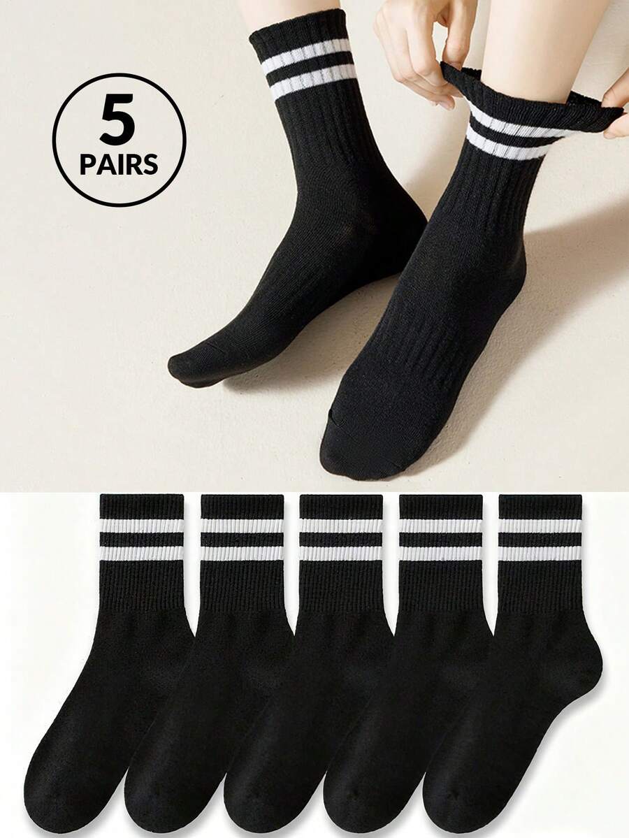 Calf Details Sequins Socks White main image 0