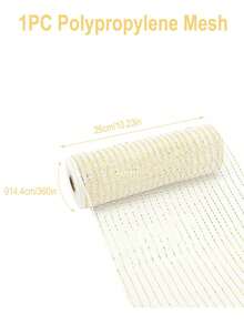 1 Rotolo 10 Metri (26cm) Nastro Decorativo Natalizio, Fiocco Fai-da-Te per Ghirlanda, Confezione Regalo, Sfondo per Festa, Decorazione Albero di Natale, Decorazione Casa per Vacanze Invernali, Natale 2025, Regalo di Natale, Bomboniera, Decorazione Ognissanti 2026 Capodanno - Champagne - Visualizzare 24