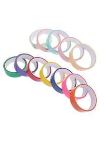 2 Stücke/3 Stücke/4 Stücke/5 Stücke, 2/3/4/5 Farben zufällig gemischt mit Klebeball Klebeband Macaron Kinder Klebedruck reduzierendes Klebeball Spielzeug zum Selbermachen