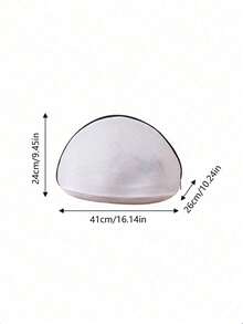 1pc Bag With Black Zipper, Shoe Wash Bag, Shoe Storage Bag, Home Shoe Wash Bag, Shoe Wash Filter Net Bag, Laundry Bag, Washing Machine Filter Bag, Anti-Deformation Laundry Bag, Anti-Entanglement Laundry Bag, Anti-Staining Laundry Bag, Travel Shoe Storage Bag Dress Pants Shoes Jeans Boots Skirt,Spring,Minimalist,Summer Tops.