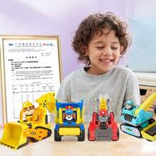 Spin Master Paw Patrol 5 Baufahrzeug-Stile - wähle Rubble Bulldozer, Rocky Betonmischer, Zuma Bagger & mehr, lizenzierte Rollenspielzeuge, Geschenk für Kinder ab 3 Jahren