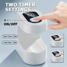 Movcle Portable Mini Nail Dryer Lamp, USB Rechargeable Nail Gel Curing Light, For Gel Polish & Nail Art, Suitable For Home DIY - Hồng - Xem 6