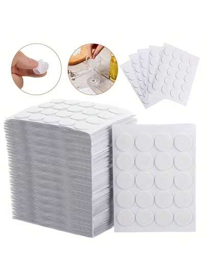 100 piezas/80 piezas Pegatinas resistentes al calor para mechas de velas, fijadores de mecha de vela adhesivos por ambos lados, adecuados para manualidades DIY, decoración de habitaciones, regalos de cumpleaños y graduación