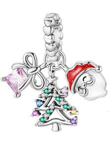 DIY Exquisite Christmas Sleighs, Sweet Gingerbread Men, Lucky Bells, Christmas Trees, Santa Claus, Christmas Stockings And Other Charming Beaded Pendants, Suitable For Everyday Wear, DIY Jewelry Making Necklaces, Bracelets And Other Accessories.