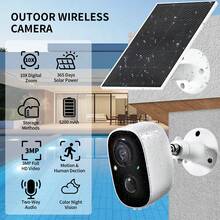 1PC Wifi Security Cameras - Wi-Fi Wireless Outdoor Human Detection Monitoring IP Camera Color Night Vision Camera Security Suitable For Indoor And Outdoor Use Cameras For Home