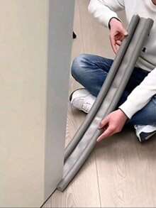 1条门底密封条,隔音门窗缝隙橡胶密封条,粘性门缝防风条,门隔热防尘密封条 - 彩色 - 查看 2