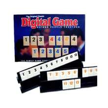 Standard Israeli Rummy Numbered Card Game, Adult Casual Party Gathering Tabletop Game - Burgundy - View 5