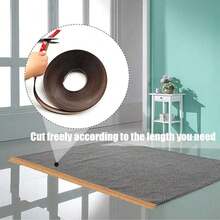 1 pièce Bande de transition de sol de 1 m, bandes de bordure de tapis auto-adhésives, sols en bois, bandes de transition pour sols inégaux, garnitures de bordure, seuils de porte, hauteur jusqu'à 5 mm