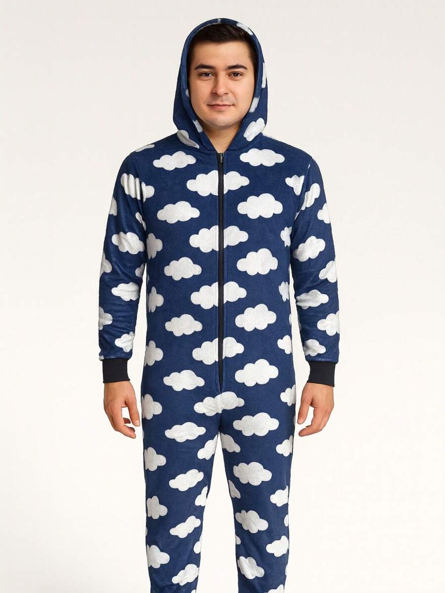 Men Thermal Underwear Sets - 藏蓝色 - 查看 1
