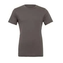 Unisex Adult Jersey ShortSleeved TShirt (Asphalt) - Grey - View 1