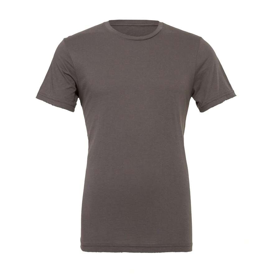 Unisex Adult Jersey ShortSleeved TShirt (Asphalt) - Grey - View 1