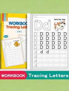 1pc A-Z Letter Practice Book, Includes Handwriting Practice, Reusable Handwriting Workbook, And Magic Practice Book, Suitable For Students, Stationery, Learning Supplies, Ideal Gift For Back To School, Christmas, Learning Rewards, Holidays Or Birthdays