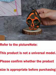 1pc Terrifying Death Whistle, Includes Gift Box & Instructions, Loud Human Scream War Whistle, High Decibel, Authentic Whistle, Skull Shaped, Creepy Halloween Gift, Outdoor Survival Whistle (Black)