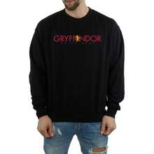 Harry Potter Mens Gryffindor Text Sweatshirt (Black) - Coffee Brown - View 4