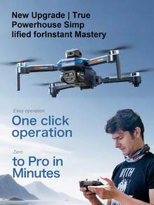 CASRRA The Multi-Functional Drone GT8 Equipped With A Camera Is Fitted With A Large-Screen Remote Control, Allowing For Real-Time Viewing Of Flight Routes, Taking Photos And Videos, And Documenting Life. Brushless Motors Offer More Powerful Performance. Optical Flow Hovering Flight Is More Stable For Novice Drones. Economic Drones. Aerial Photography Drones, Wonderful Christmas And Halloween Gifts
