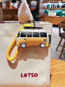 1 个 PU 皮革钥匙圈，摩托车、公共汽车和飞机设计，适用于汽车钥匙、包袋配件，是送给男士和女士日常使用或节日的完美礼物。 - 彩色 - 查看 8