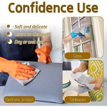 50-Pack Heavy Duty Microfiber Cleaning Cloths | Reusable & Lint-Free Rolls For Kitchen Grease, Glass, & Stove Tops - 預設 - 查看 2