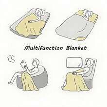 Anime Overlord Ainz Ooal Gown Throw Blanket Single For Sofa Thin Large 'S Blankets - 黑色 - 查看 3