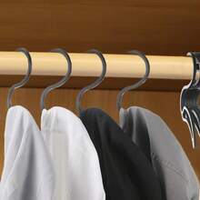 Organizador de Sudaderas para Armario, Perchero para Abrigos Y Sudaderas, Juego De 10 Perchas Ahorradoras De Espacio para Dormitorio Armario Interior - 1 - Ver 4