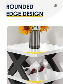 9/6 Layer Narrow Entrance Shoe Rack Plastic Vertical Shoe Storage Box, Space Saving, Independent Shoe Storage Rack, Shoe Storage Organizer, Shoe Holder, Tall Shoe Tower, Easy To Install, Corridor Storage Rack For Shoes, Clothes, Hats, Bags, Books, Home Accessories,Plastic Material, Consumables - White & Black - View 6