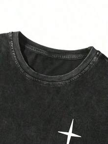 Unisex Casual Short-Sleeve T-Shirt With Graphic Print And Round Neck For Men, For Going Out, Gift For Boyfriend - 1 - 查看 5