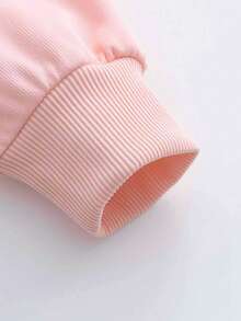 Teen Girl Casual Minimal Slogan Print Pattern Graphic For Girlprinted Round Casual Sweatshirt For Girl, Autumn/Winter,Round-Neck Sweatshirt,Suitable For School, Vacation And Shopping Outfits,Back To School,Suitable For Both Boy And Girl, Street Style, Suitable For School, Vacation, Shopping, Sports And Other Occasions