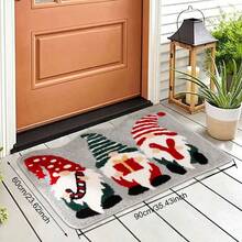 سجادة حمام بنمط شجرة عيد الميلاد، بساط الباب، سجادة حمام عيد الميلاد، سجادة مطبخ، بساط الباب، ديكور منزلي داخلي لعيد الميلاد، هدايا عيد الميلاد، ديكورات منزلية لعيد الميلاد، سجادة مانعة للانزلاق، بساط الباب، سجادة حمام - ماصة للماء بشكل جيد، مانعة للانزلاق، قابلة للغسيل في الغسالة، بساط باب مستطيل من الصوف الاصطناعي، مثالي لديكور الحمام أو غرفة النوم، ديكور وإكسسوارات حمام عيد الميلاد، سجادة مطبخ