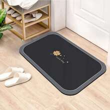 Super Absorbent Diatomaceous Earth Bath Mat - Quick Drying, Anti Slip And Absorbent Floor Mat, Pet Feeding Mat, Soft And Comfortable Bathroom Mat, Suitable For Bathrooms, Showers, Door Mats, Kitchen Floor Mats, RV Bathrooms, Halloween Decorations - Random Style - View 2