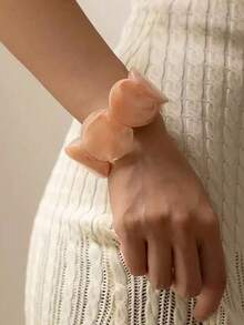 1 pieza Pulsera de mujer con cuentas y estampado de teñido anudado colorido, accesorio de uso diario, adecuado para primavera/verano