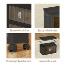 5layer Plastic Storage Bins, Foldable Storage Bins With LIDS And Wheels, Foldable Storage Boxes With Doors, Closet Storage And Storage Drawerscloset Organization And Storage,Dresser Organizer,Organizadores Para Habitación,Toy Storage Organizer,Closet Organizer,Clothes Organizer,Storage Organizer,Storage Cabinet,Organizadores Para Habitación,Clothes Storage,Kitchen Storage,Kitchen Organization And Storage,Storage Organizer For Bedroom,Cabinet Organizer,Room Organization,Under Bed Storage,Room Decor,Home Decor,Organization And Storage,Storage Organizer,Bathroom Storage,Home Organization And Storage,Home Organization And Storage,Pantry Organization And Storage, Foldable Stackable Lockers Outdoor Decor, - 一層 - 查看 3
