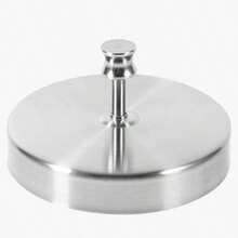 Molde de Acero Inoxidable para Prensas de Hamburguesas Redondas, Hace 4 12 Empanadas, 1 - inicial - Ver 1
