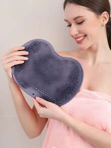 1 个全新多边形硅胶淋浴刷、擦洗刷、去角质擦洗刷、旋风淋浴刷、清洁刷