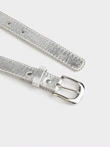 1 pieza Cinturón casual y versátil para niños con estrellas doradas, adecuado para vestidos, pantalones, uso diario, Navidad, Año Nuevo, regalo de cumpleaños