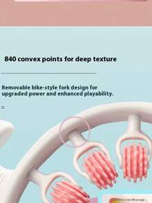 1 Stück neue Beinring-Klemmrolle, Wadenmassagegerät, Taillenmassage, neuer Hersteller 12-Rad Fitness Yoga, ein guter Helfer zum Entspannen der Haut