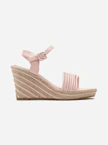 Soft Summer Wedges For Women - Casual Travel - Pink - View 3