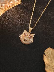 Colar Pingente de Hip Hop Corrente de Hip Hop Colar com Pingente Banhado a Ouro 14K, Fantasia de Hip Hop, Para Adolescentes