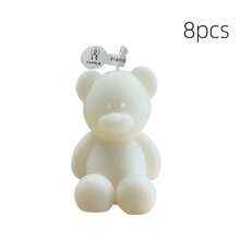 1/8pcs Cute Mini Bear DIY Scented Candles Graduation Birthday Gifts ,Room Decoration,Home Atmosphere