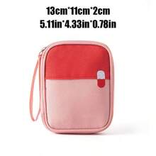 1 حقيبة تخزين طبية متعددة الوظائف، حقيبة إسعافات أولية محمولة للسفر، طقم إسعافات أولية للطوارئ المنزلية، صندوق إسعافات أولية كبير السعة، حاوية أدوية علاجية، حقيبة تخزين محمولة، مناسبة للمنزل والسفر والتخييم والمغامرات الخارجية، هدية رائعة للعائلة